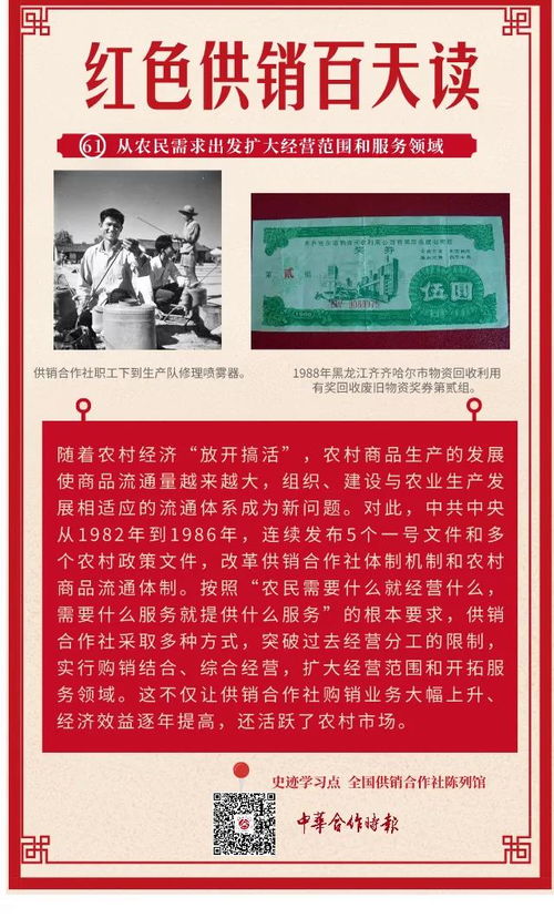 中農(nóng)集團黨史學(xué)習(xí)教育專題二 紅色供銷百天讀61 從農(nóng)民需求出發(fā)擴大經(jīng)營范圍和服務(wù)領(lǐng)域